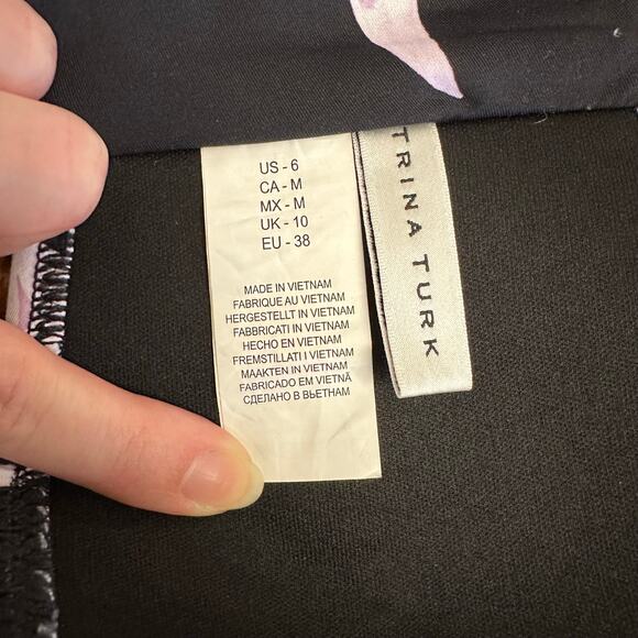 Trina Turk Bikini Top Bandeau Medium Strapless Swim Multicolor‎ US 6 - Picture 2 of 6